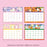 Japan Sanrio - Schedule Book & Calendar 2024 Collection x Hello Kitty Sheet calendar 2024