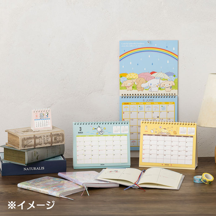 Japan Sanrio - Schedule Book & Calendar 2024 Collection x Cinnamoroll Wall Calendar M 2024