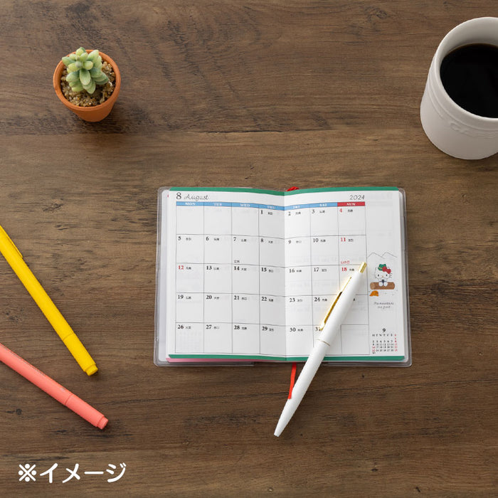 Japan Sanrio - Schedule Book & Calendar 2024 Collection x Hello Kitty Pocket Date Book 2024
