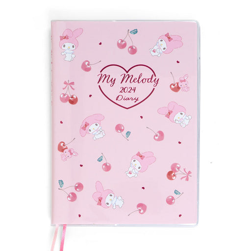 Japan Sanrio - Schedule Book & Calendar 2024 Collection x My Melody B6 Diary (Horizontal Ruled Type) 2024