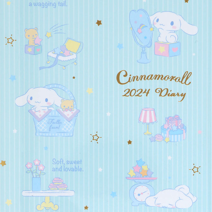 Japan Sanrio - Schedule Book & Calendar 2024 Collection x Cinnamoroll B6 Diary (Block Type) 2024