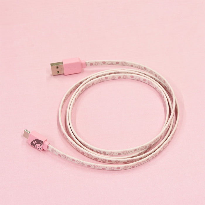 Japan Sanrio - My Melody USB Type-A/Type-C compatible Sync & Charging Cable