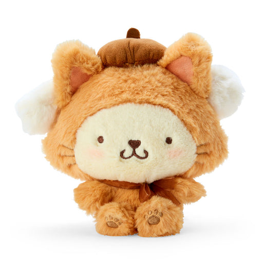 Japan Sanrio - Fluffy Pastel Cat Pompompurin Plush Toy