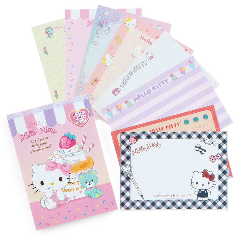 [11-in-1] Hello Kitty Pencil Stationery Set Pink