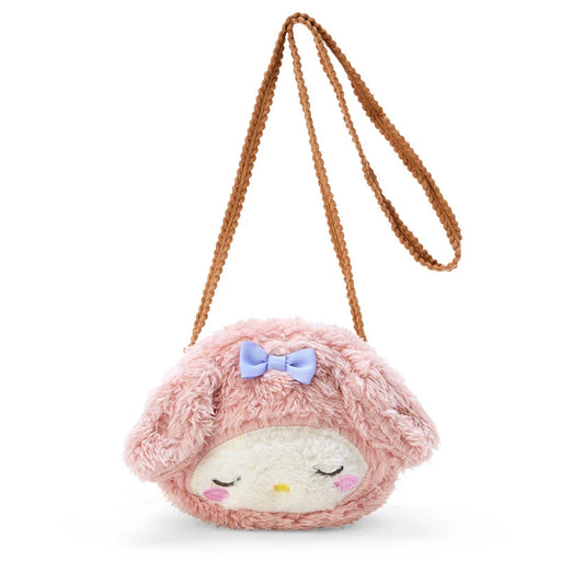 Japan Sanrio - My Melody "Sleeping" Face Shaped Mini Shoulder Bag