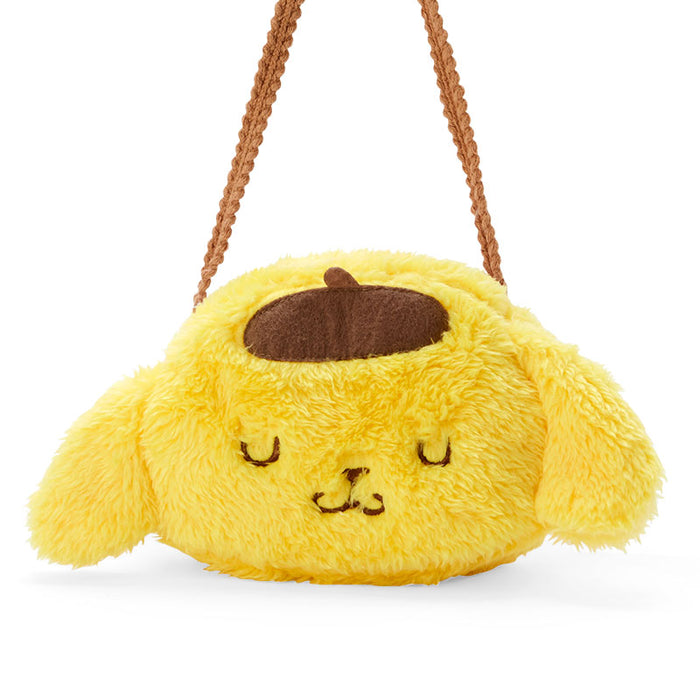 Japan Sanrio - Pompompurin "Sleeping" Face Shaped Mini Shoulder Bag