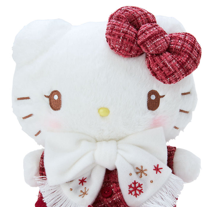 Japan Sanrio - "Winter Dress Design" x Hello Kitty Plush Toy