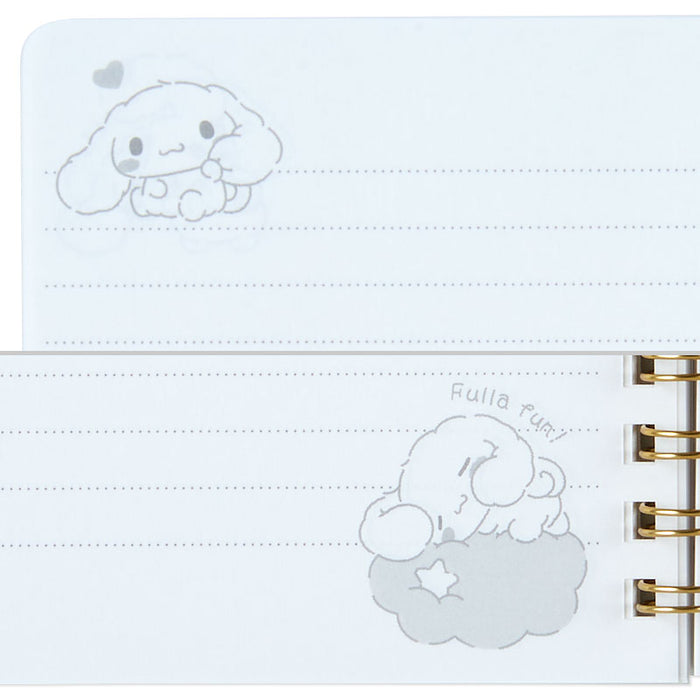 Japan Sanrio - Cinnamoroll B6 Ring Notebook (Stuffed Toy Design Stationery)