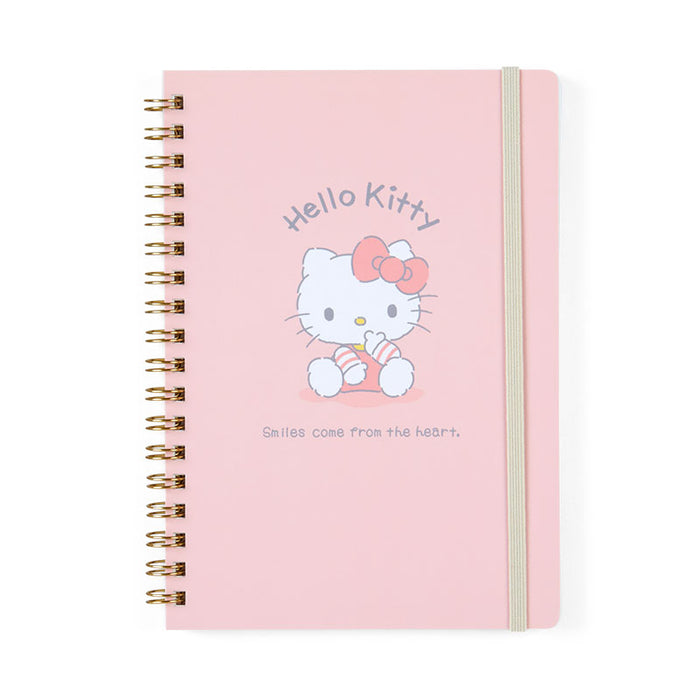 Japan Sanrio - Hello Kitty B6 Ring Notebook (Stuffed Toy Design Stationery)