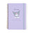 Japan Sanrio - Kuromi B6 Ring Notebook (Stuffed Toy Design Stationery)