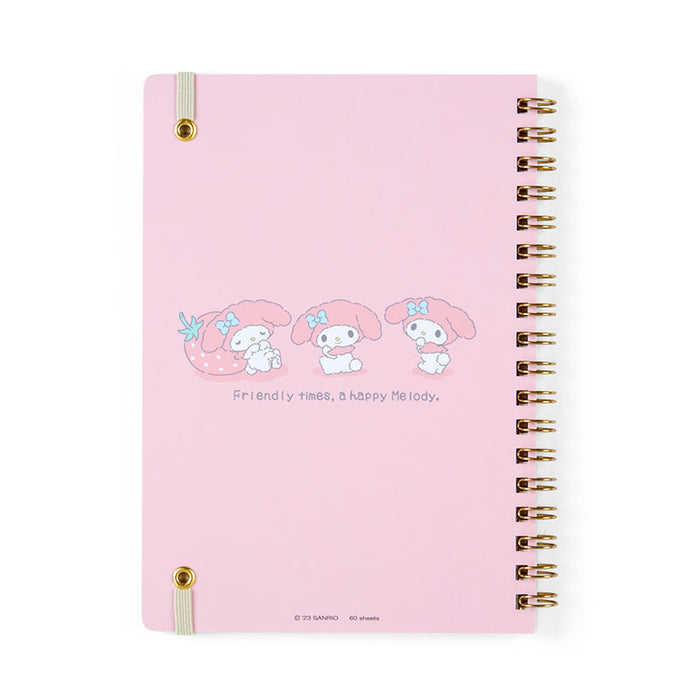 Japan Sanrio - My Melody B6 Ring Notebook (Stuffed Toy Design Stationery)