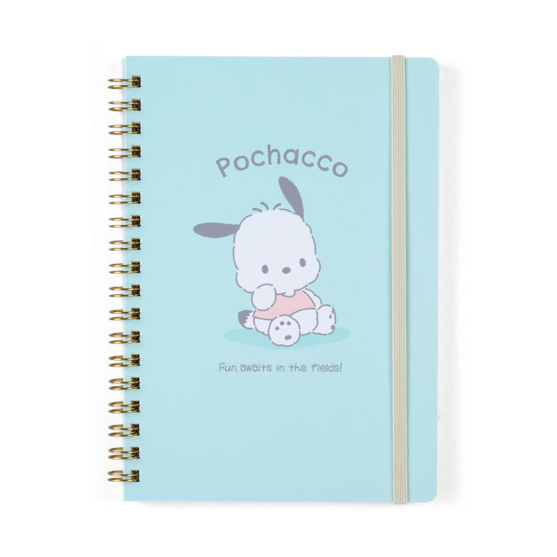 Japan Sanrio - Pochacco B6 Ring Notebook (Stuffed Toy Design Stationery)