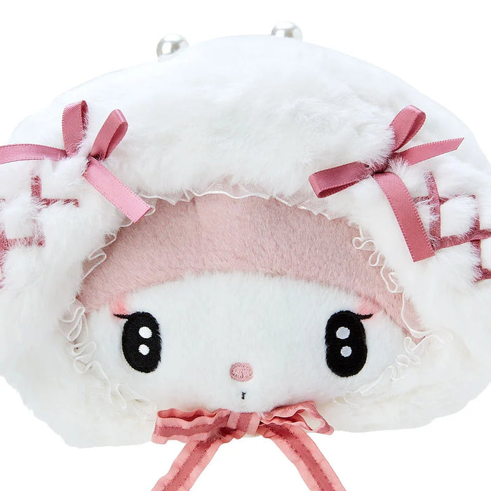 Japan Sanrio - My Melody & Kuromi Moonlit Night Merokuro Collection x My Melody Face-Shaped Pouch