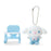 Japan Sanrio - Cinnamoroll & Baby Chair Keychain