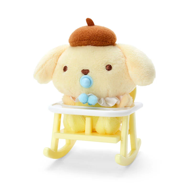 Japan Sanrio - Pompompurin & Baby Chair Keychain