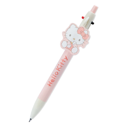 Japan Sanrio - Hello Kitty 2-color Ballpoint Pen & Mechanical Pencil (Stuffed Toy Design Stationery)