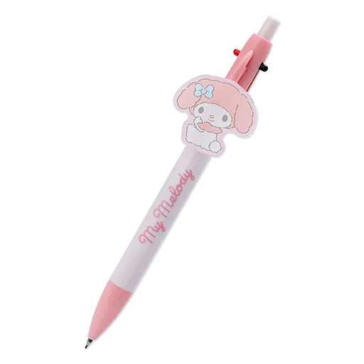 Japan Sanrio - My Melody 2-color Ballpoint Pen & Mechanical Pencil (Stuffed Toy Design Stationery)