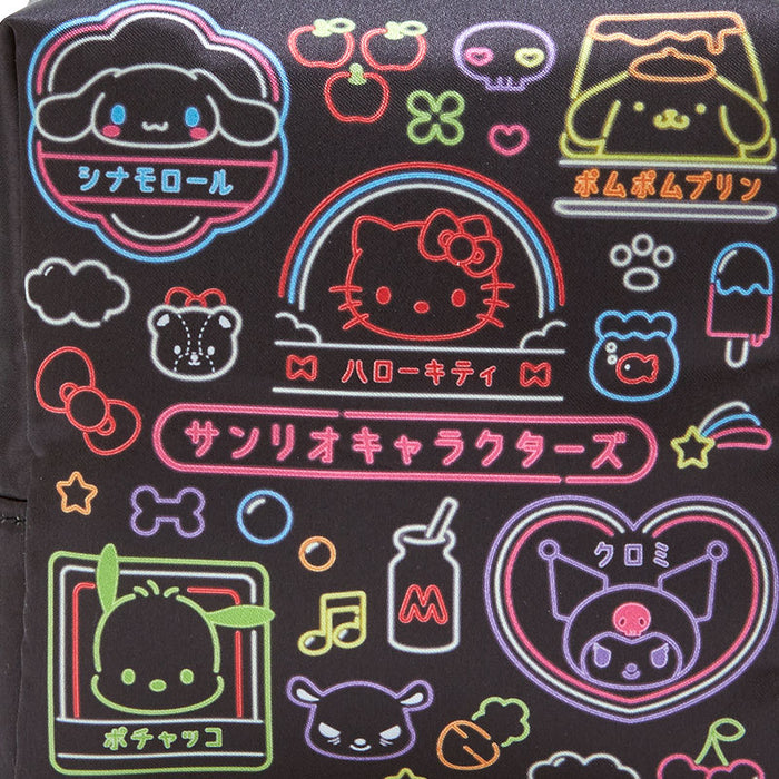 Japan Sanrio - Sanrio Vivid Neon x Sanrio Characters Pouch