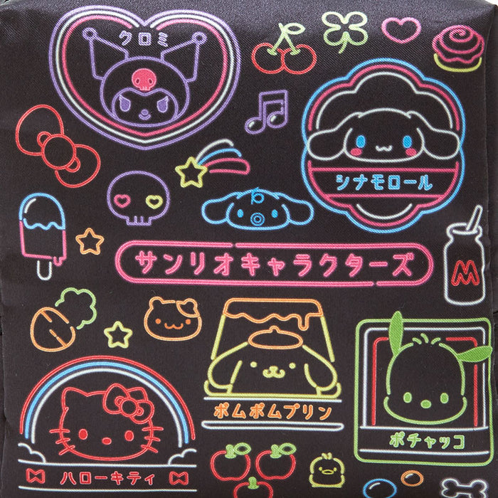 Japan Sanrio - Sanrio Vivid Neon x Sanrio Characters Pouch