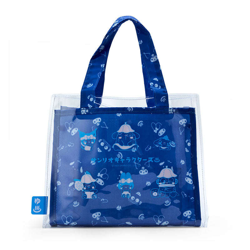 Japan Sanrio - Saniro Characters Spa Bag (Hot Spring) (Color: Blue)