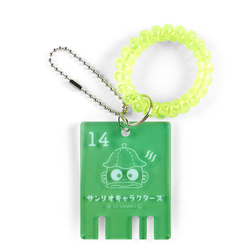 Japan Sanrio - Hangyodan Key Style Acrylic Charm (Hot Spring)