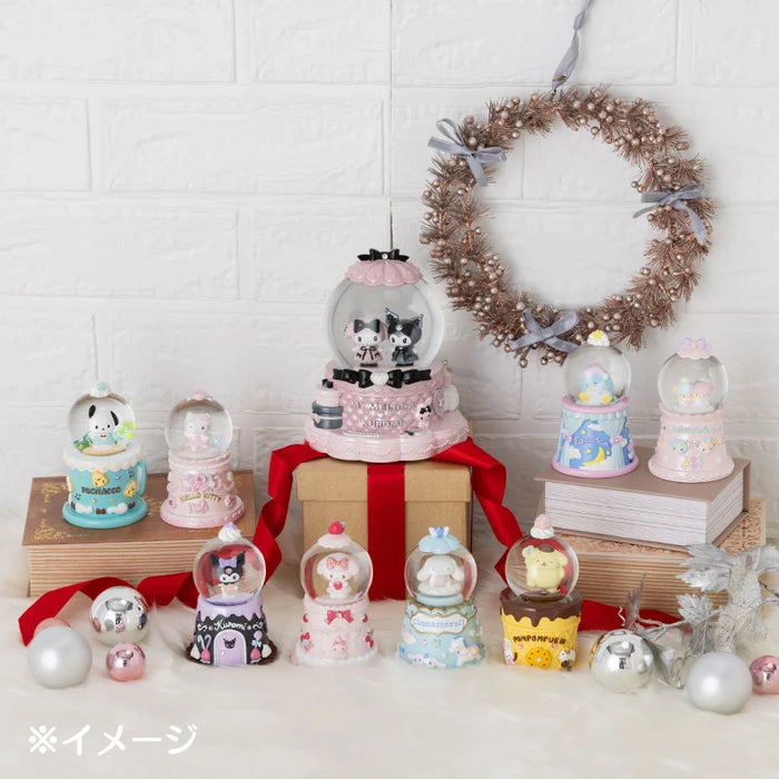 Japan Sanrio - My Melody & Kuromi Light Up Snow Globe M