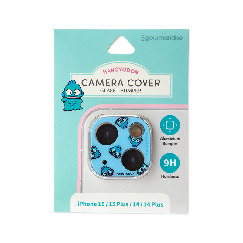Japan Sanrio - Hangyodon Camera cover compatible with iPhone 15/15 Plus/14 Plus