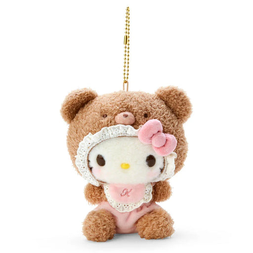 Japan Sanrio - Hello Kitty Plush Keychain (Latekuma Baby)