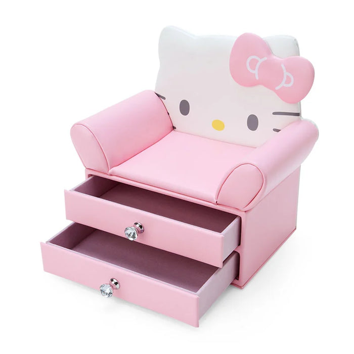 Japan Sanrio - Hello Kitty Sofa-Shaped Accessory Case 2 Tiers