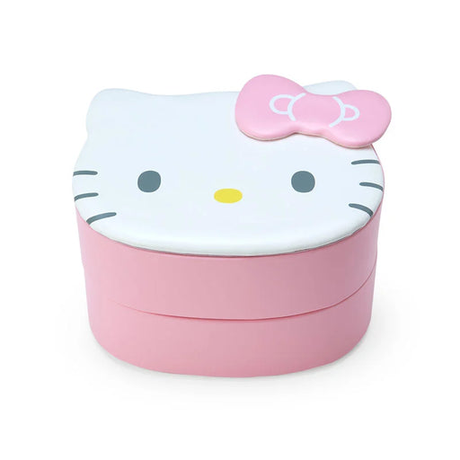 Japan Sanrio - Hello Kitty Face-Shaped Accessory Tray 2 Tiers