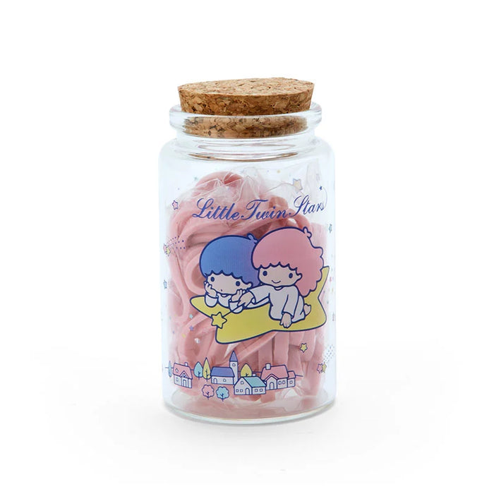Japan Sanrio - Little Twin Stars Hair Tie Set in a Bottle (Forever Sanrio Fashionable Goods)