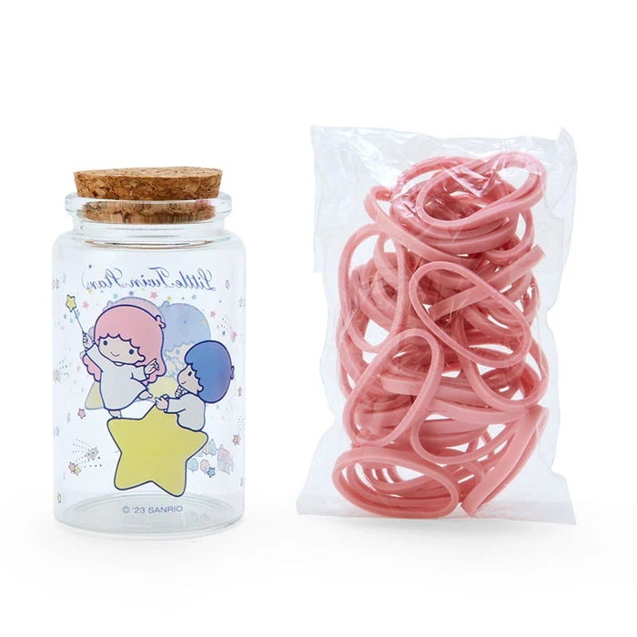 Japan Sanrio - Little Twin Stars Hair Tie Set in a Bottle (Forever Sanrio Fashionable Goods)