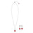 Japan Sanrio - Marron Cream Necklace & Earrings Set (Forever Sanrio Fashionable Goods)