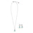 Japan Sanrio - Tuxedo Sam Necklace & Earrings Set (Forever Sanrio Fashionable Goods)