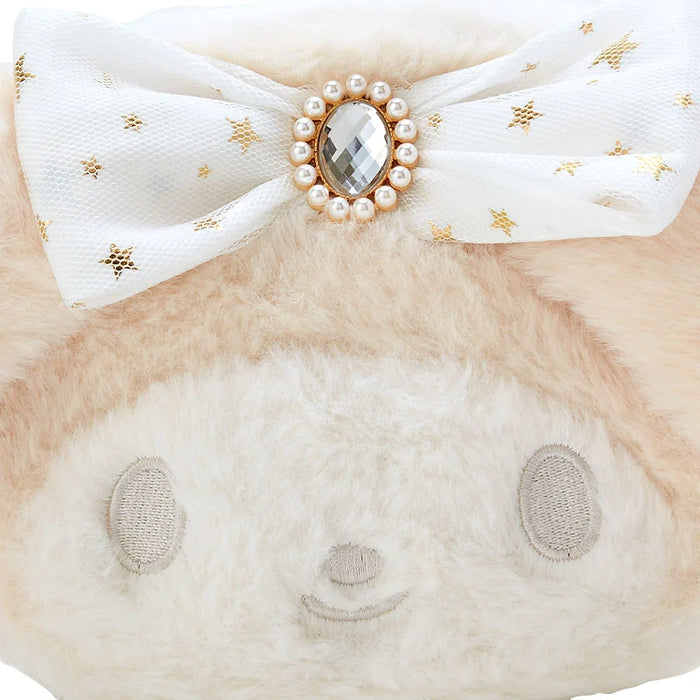 Japan Sanrio - My Melody Face-Shaped Pouch (White)
