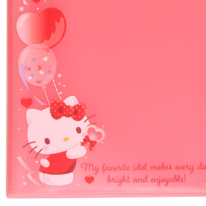 Japan Sanrio - Hello Kitty A4 clear file holder (Enjoy Idol)