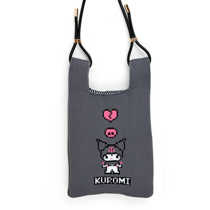 Japan Sanrio - Kuromi ROOTOTE Knit Shoulder Bag