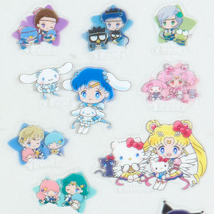 Japan Sanrio - Movie version "Sailor Moon Cosmos" x Sanrio Characters Clear Seal (Color: Blue)