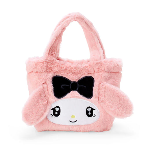Japan Sanrio - My Melody Face Shaped Fur Handbag