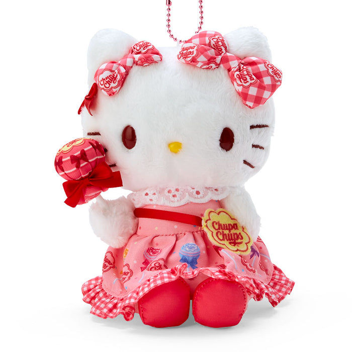 Japan Sanrio - Chupa Chups Collaboration 2nd Edition x Hello Kitty Plush Keychain