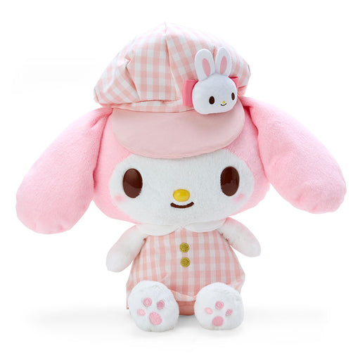 Japan Sanrio - My Melody Plush Toy Size M (Gingham Casquette)