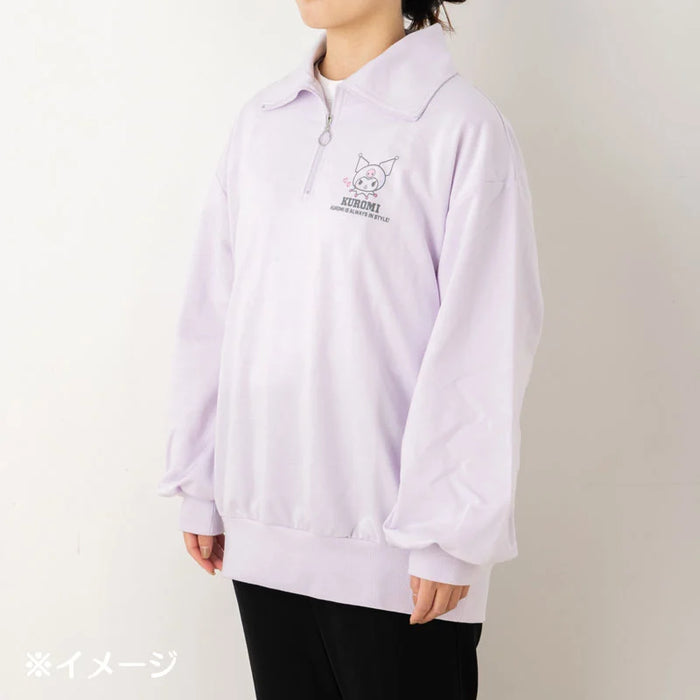 Japan Sanrio - Cinnamoroll Half Zip Sweatshirt for Adults