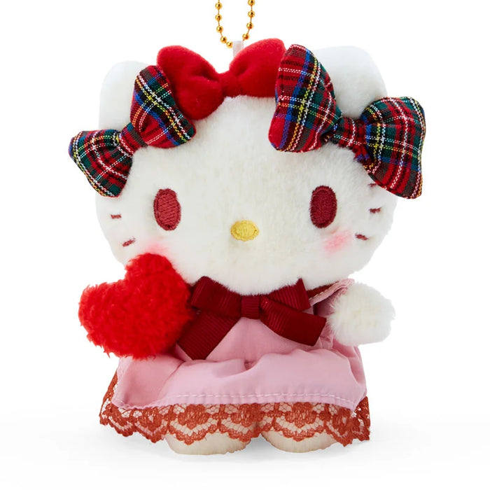 Japan Sanrio - Hello Kitty Plush Keychain (Ribbon Love)