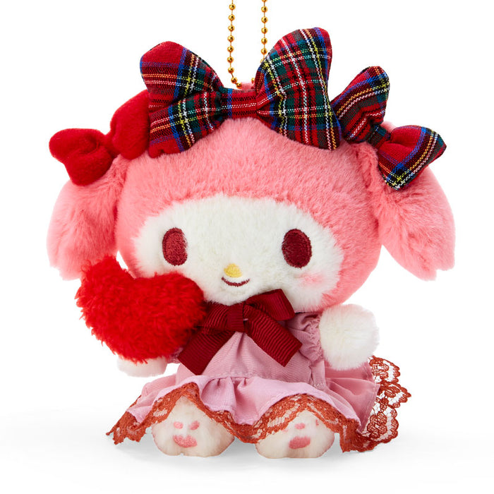 Japan Sanrio - My Melody Plush Keychain (Ribbon Love)