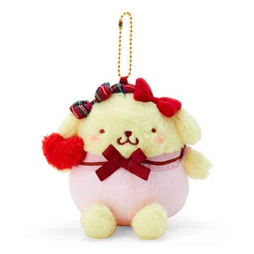 Japan Sanrio - Pompompurin Plush Keychain (Ribbon Love)