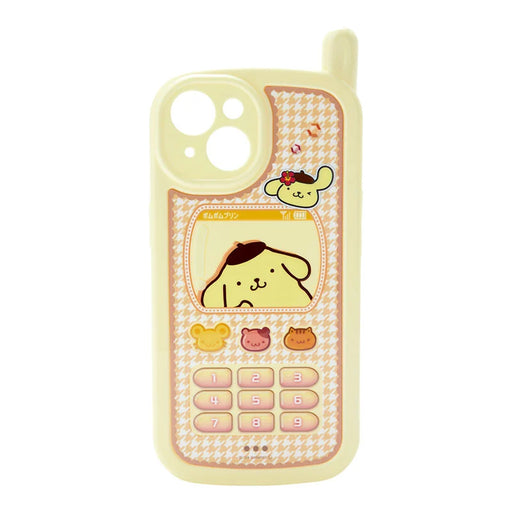 Japan Sanrio - Pompompurin Retro Feature Phone Style iPhone 15/14 case