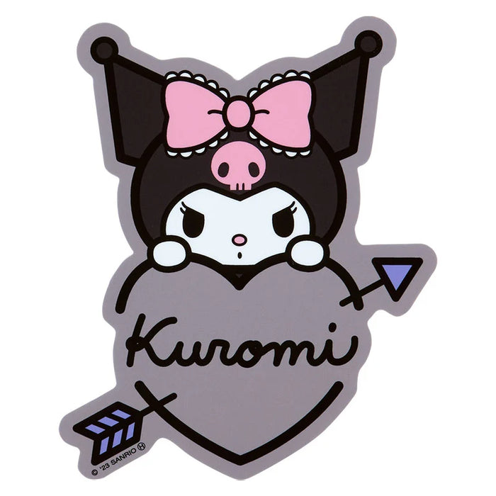 Japan Sanrio - Kuromi Outdoor Sticker (Heart)