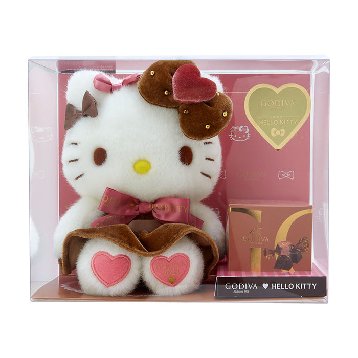 Japan Sanrio - GODIVA 2024 x Hello Kitty Plush Toy Box Set
