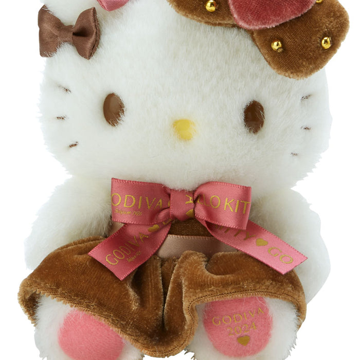 Japan Sanrio - GODIVA 2024 x Hello Kitty Plush Keychain Box Set
