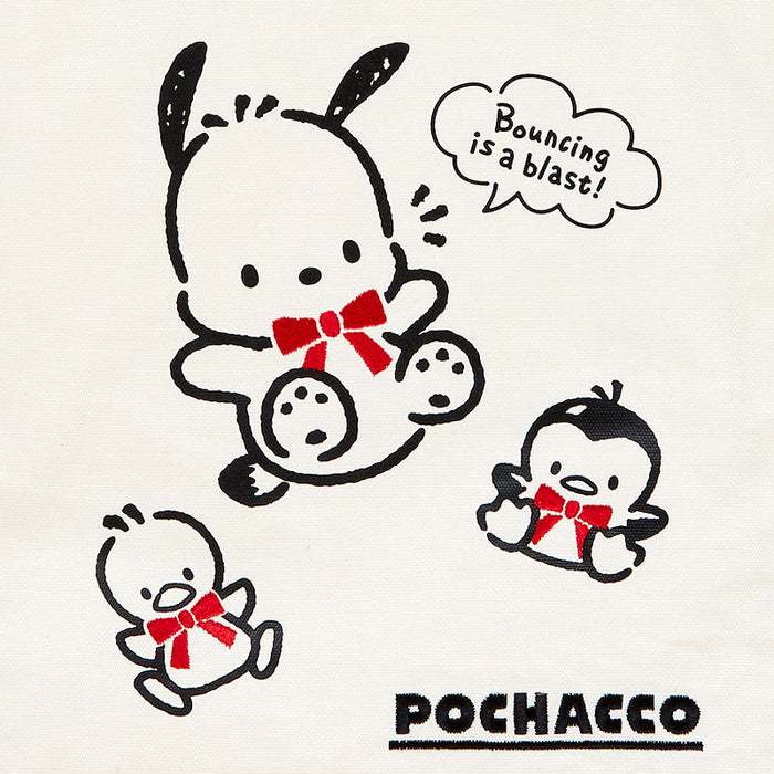 Japan Sanrio - Pochacco Tote Bag (35th Anniversary Red Ribbon)